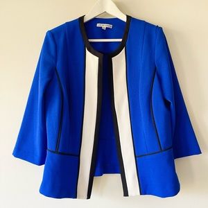 Sandra Darren vintage cobalt blue blazer size US 12